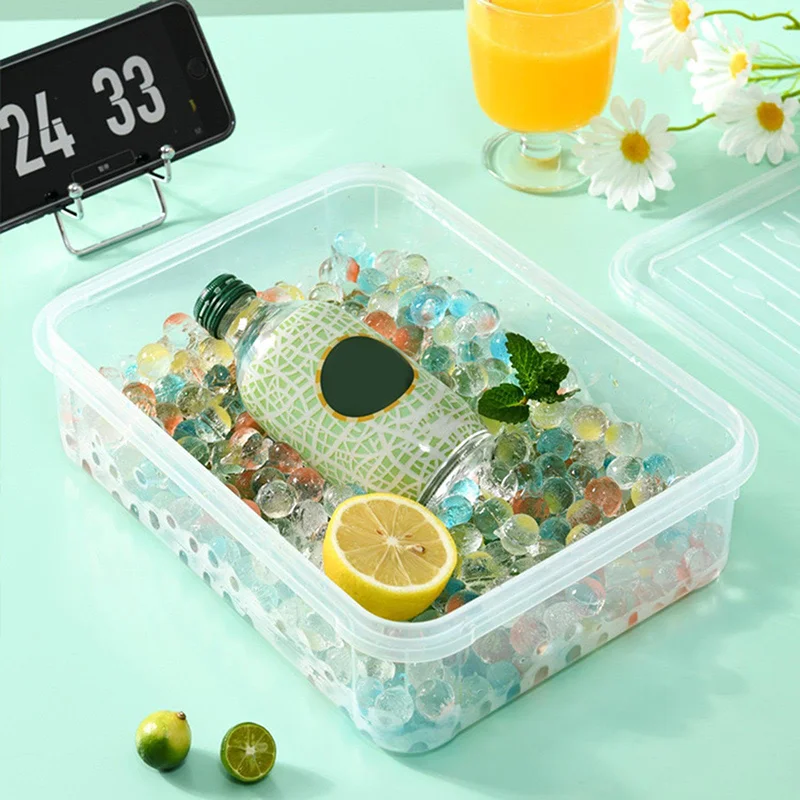 

3D Round Ice Cube Tray with Box Plastic Diamond Style Ice Mold Refrigerator Spherical DIY Moulds Ice Ball Maker Kitchen Tools