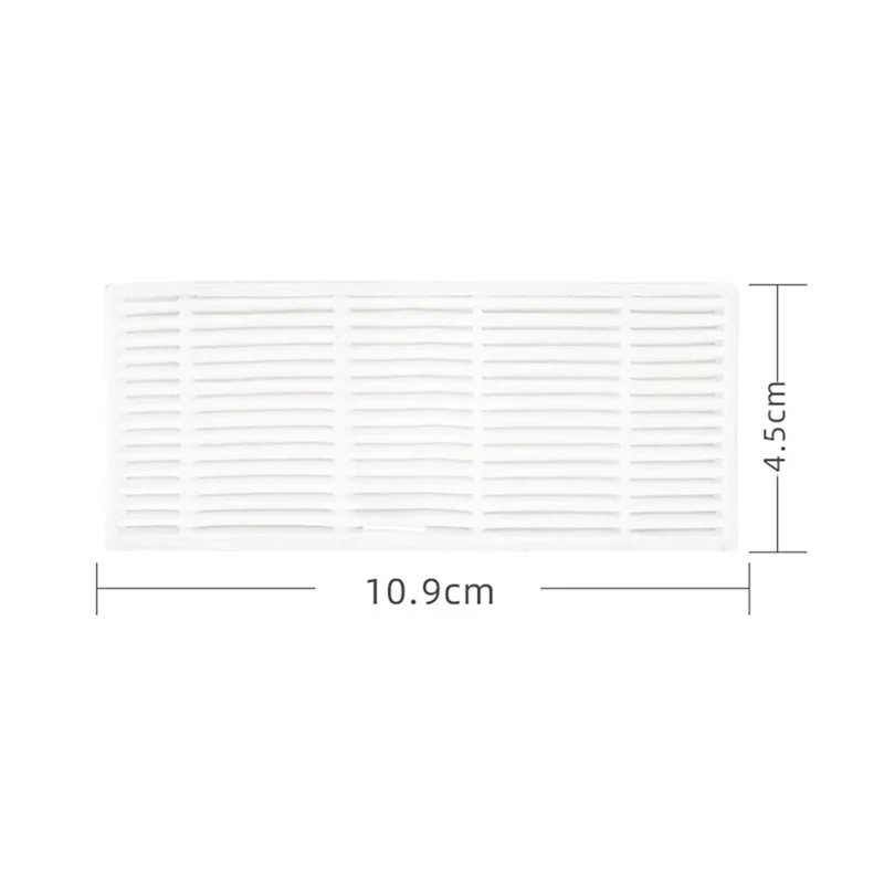 -ABPO فرشاة رئيسية فرشاة جانبية فلتر Hepa ممسحة خرقة قطع غيار بلاستيكية لـ AIRROBO T10 + جهاز آلي لتنظيف الأتربة