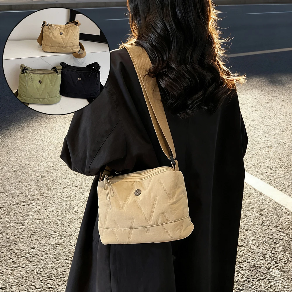 

Autumn and Winter New Cotton Fashion Small Square Bag, Casual Personality Trend Single Shoulder Bag, Niche Crossbody Bag