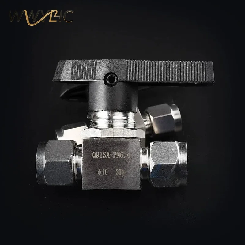 Suitable for Q91SA Straight Panel Variable Diameter Instrument Switch of 304/316 Stainless Steel Sleeve Ball Valve