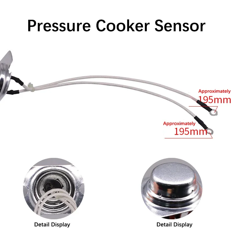 Rice Cooker Sensor Universal Jump Type / 145C Electric Pressure Cooker Thermostat Magnetic Steel Rice Cooker Temperature Probe