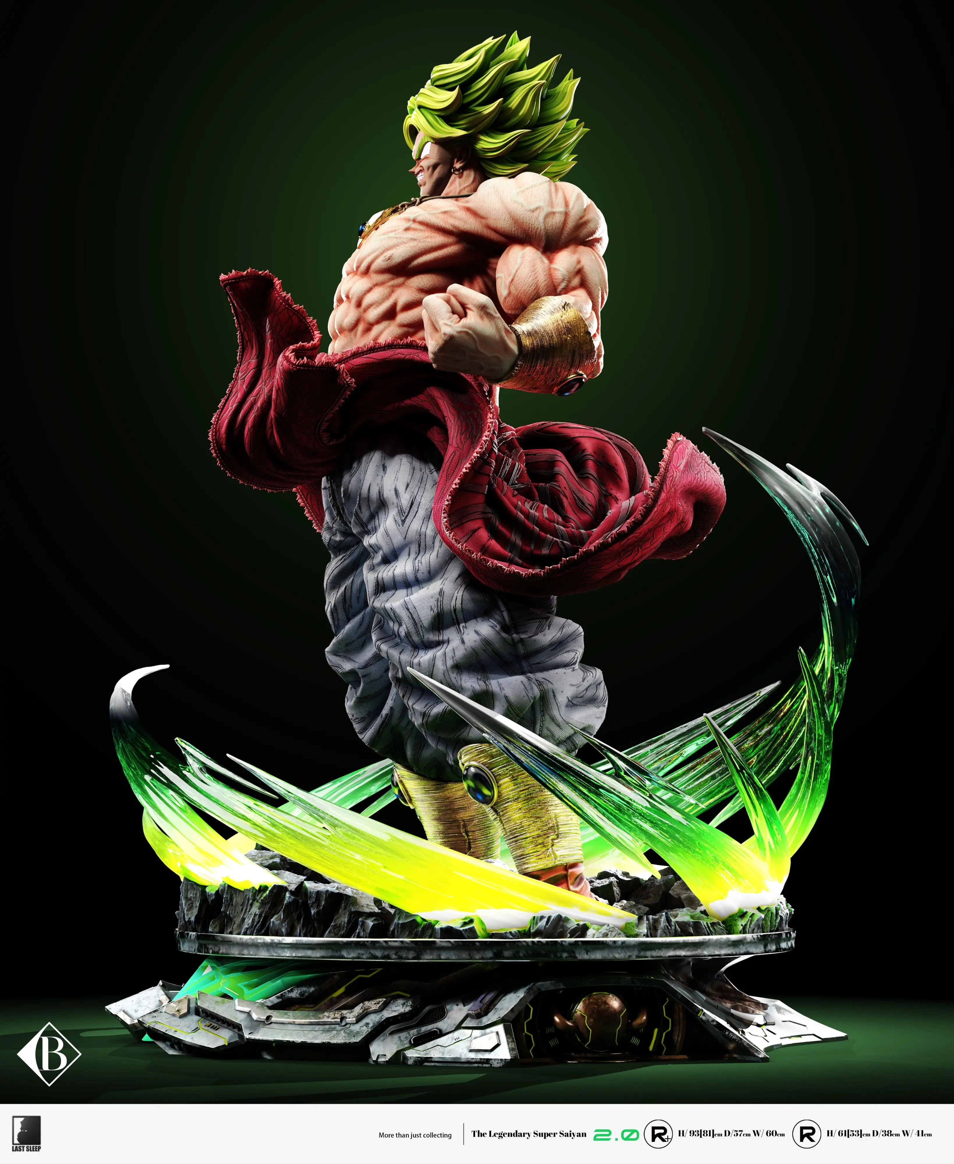 LAST SLEEP Dragon Ball, Broly, Double Scale, Figure, Statue