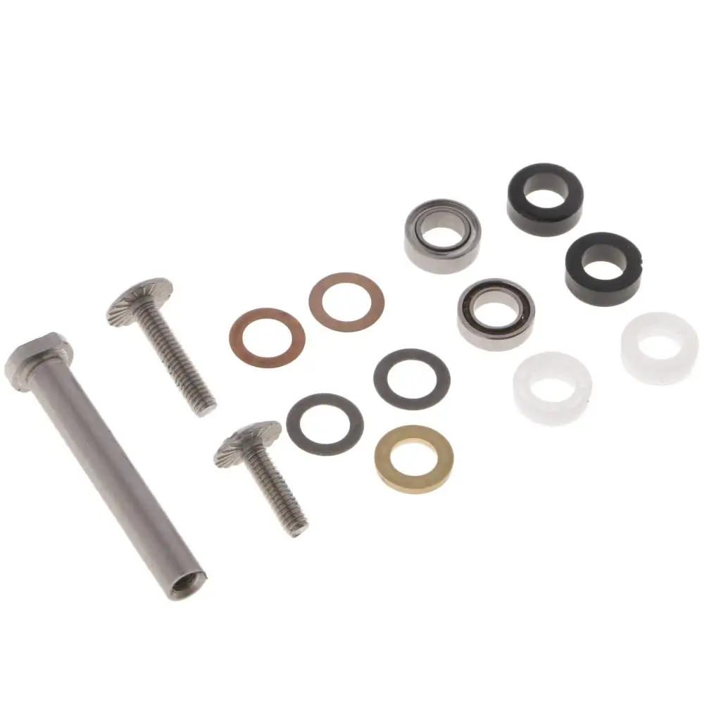 1 Set Fishing Reel Parts Accessories Washers Shaft Screw Bearing DIY Repair