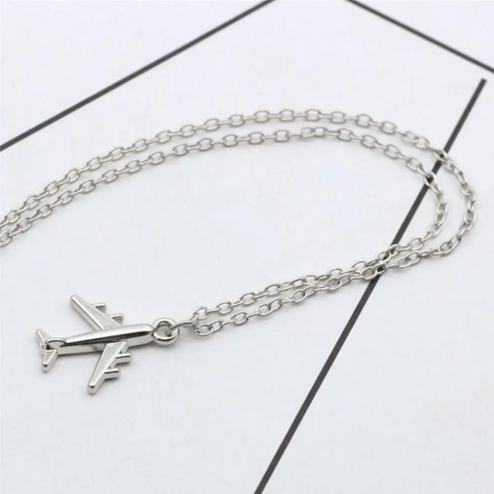 Fashion Jewelry Metal Necklace Pendant Air Plane Chokers