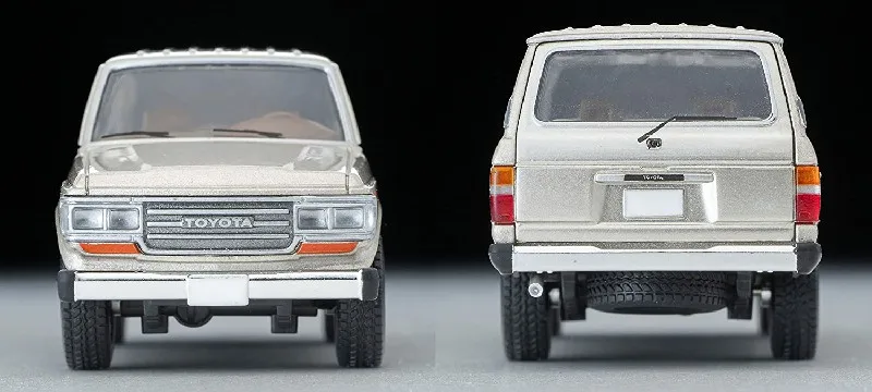 TOMYTEC TLV 1/64 LV-N268b Land Cruiser 60 North America Ver Beige M 1988 Die-cast alloy car model collection display gifts