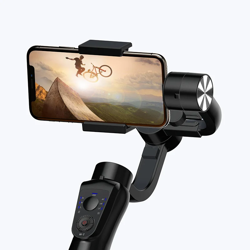 عرض ساخن لعام 2025 S5B تتبع تلقائي للوجه محمول باليد 3 محاور مثبت Gimbal للهاتف المحمول تصوير مدونة فيديو مع تكبير التركيز