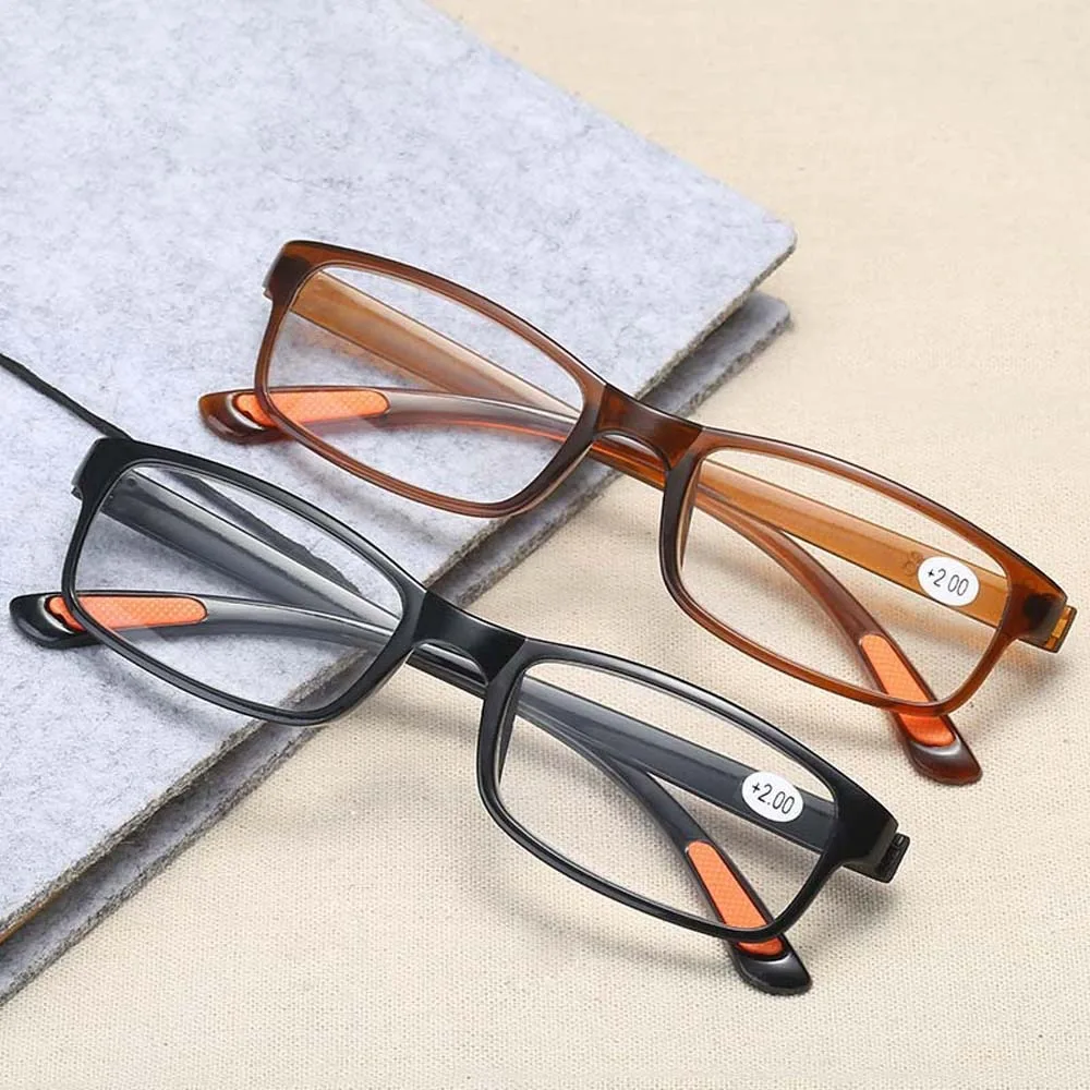 

Alloy Elderly Reading Glasses Elastic Costume Accessory Unisex Presbyopic Glasses Decorative Waterproof Black TR90 Eyewear Women