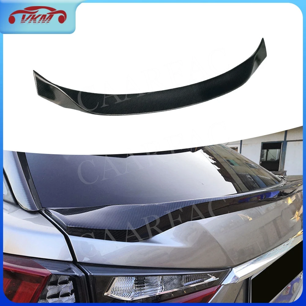 Carbon Fiber Rear Middle Spoiler Boot Wings For Lexus RX300 RX450H 2016-2020 Car Styling Body Kits Accessories FRP