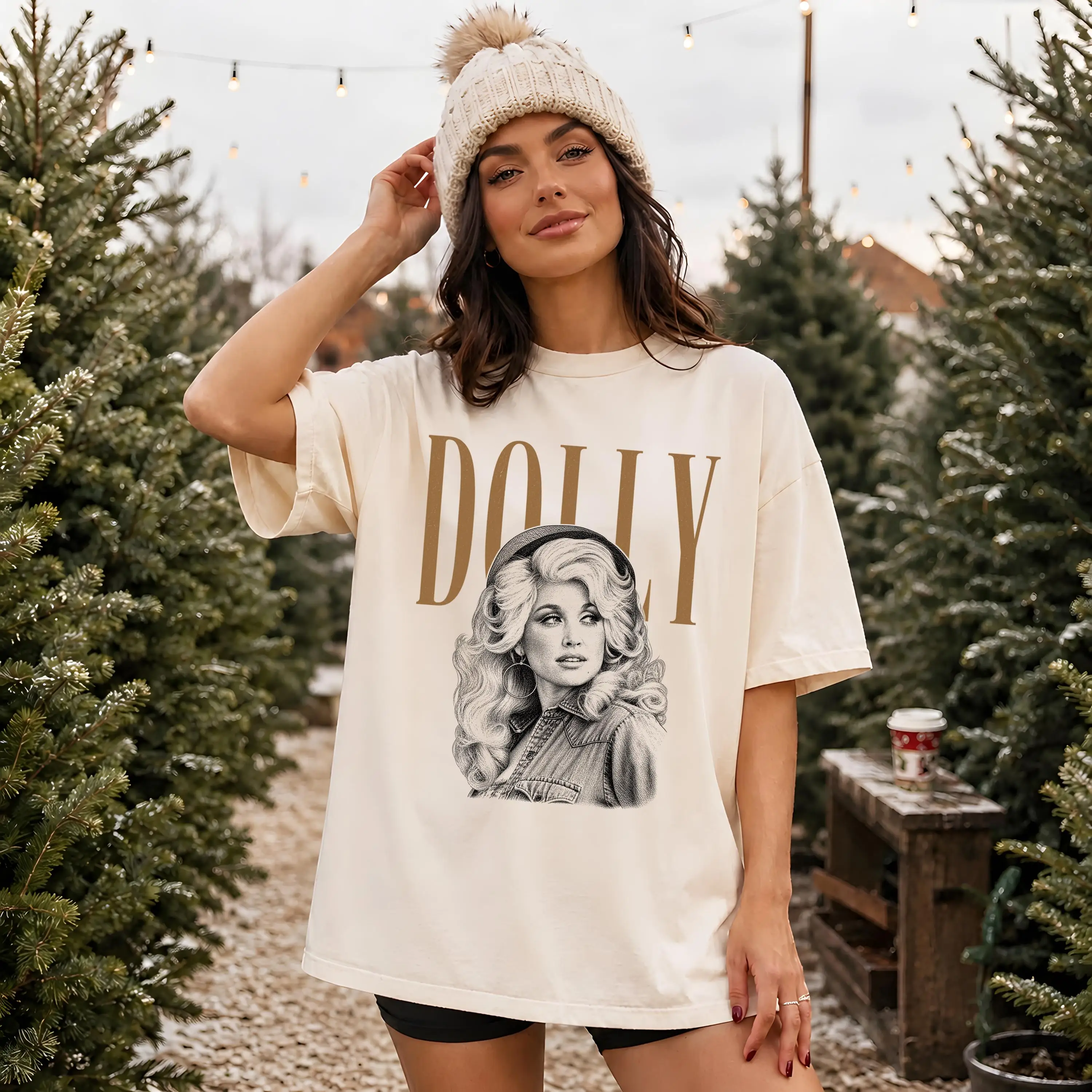 Classic Country Queen Dolly T-shirts Retro Country Music Graphic Tee Music Legend Tribute Gift Tshirts