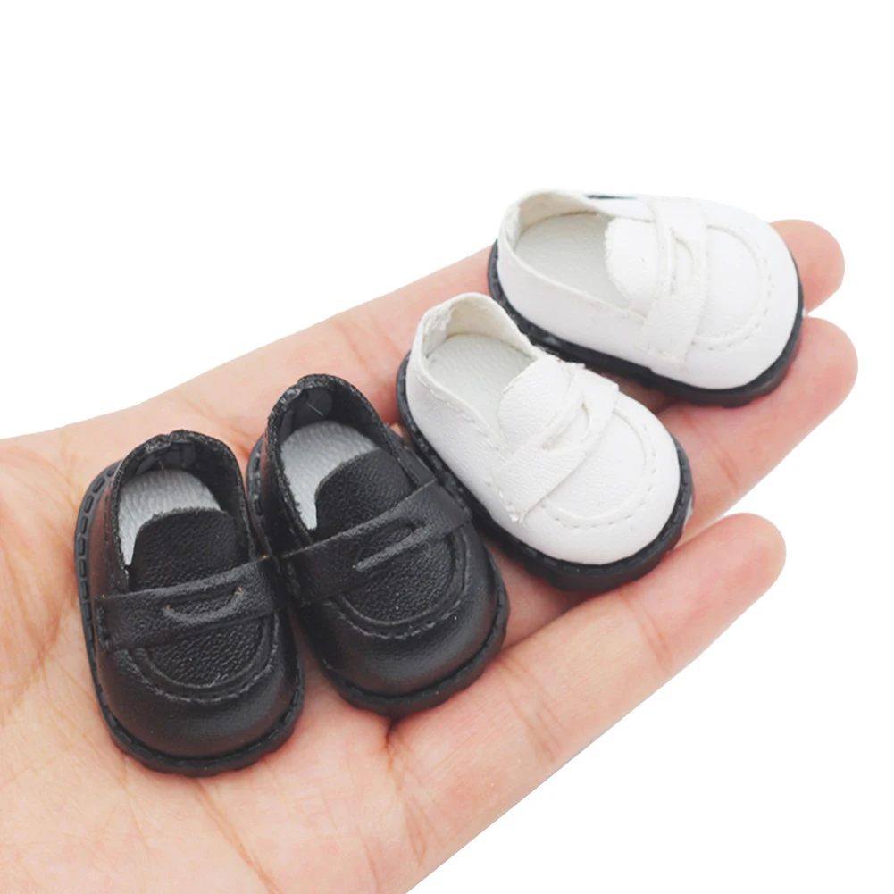 3.8cm Leather PU Shoes Cotton Dolls Shoes Boots Toys Casual Sports Shoes DIY Doll Accessories Doll Toys for 17cm LABUBU