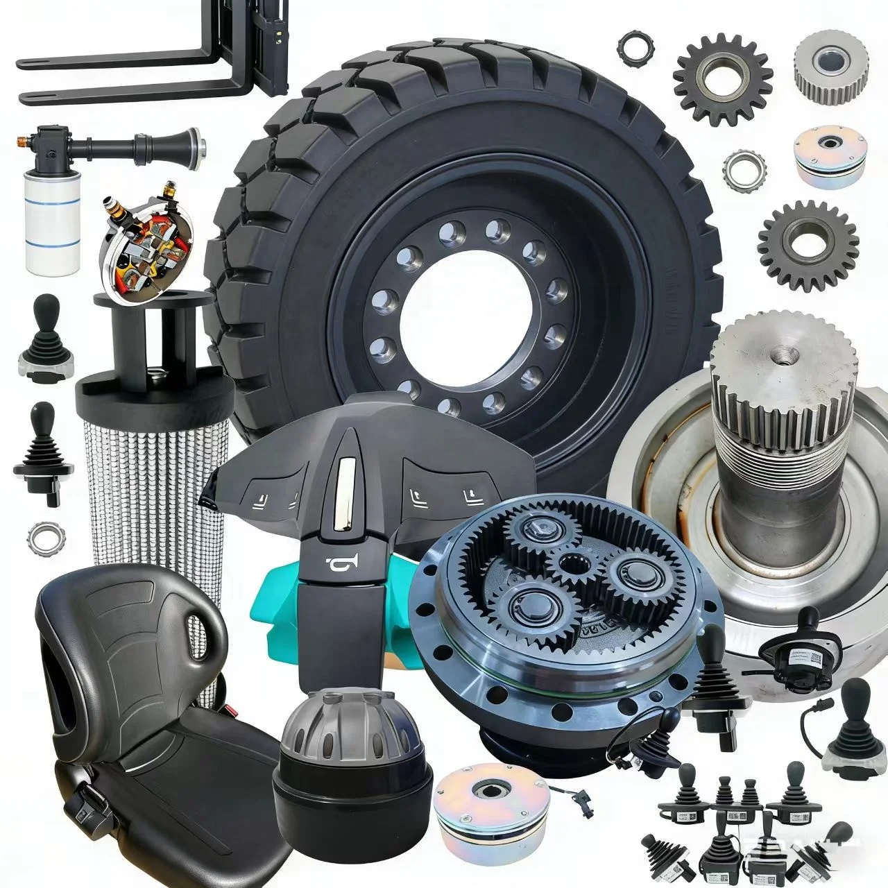 

Запасные части для вилочного погрузчика Linde & Jungheinrich, джойстик, мотор-потенциометр, подшипник колеса, фильтр-консоль