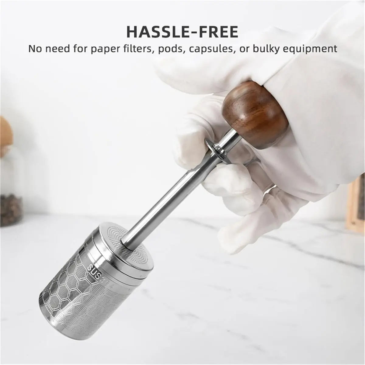 2026 New For Portable Travel Coffee Maker Stainless Steel Final Press Filter Brewer Coffee Brewer Coffeeware Tea Infuser