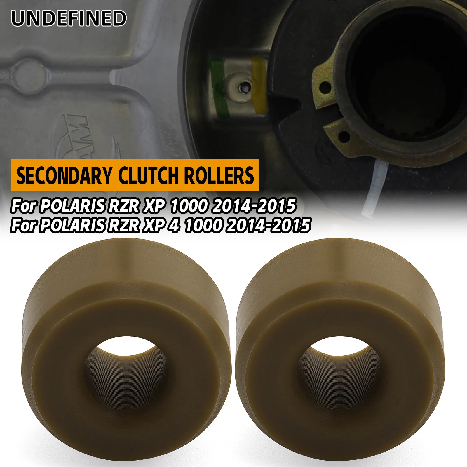 2pcs Secondary Clutch Roller For Polaris RZR XP 1000/XP 4 1000 2014-2015 UTV&ATV  Replace  OEM Part NO.5434534
