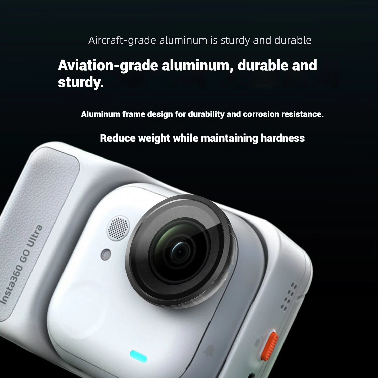 مرشح عدسة زجاجية بصرية JSR لمرشحات فيلم Insta360 GO Ultra Night CPL Black Mist Star ND لملحقات كاميرا Insta360