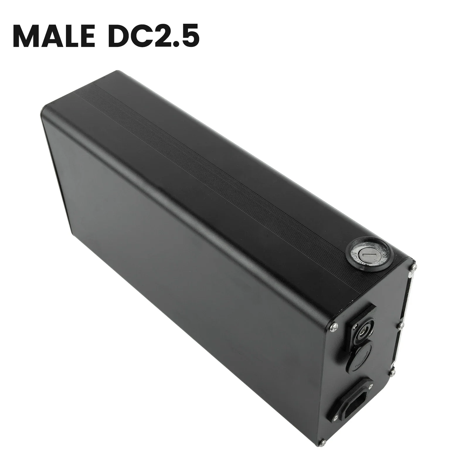 

Ebike Shelf Battery Box Large Capacity 1865/21700 Aluminum Alloy Black Holder Case 2023 New EBike Replacement Parts