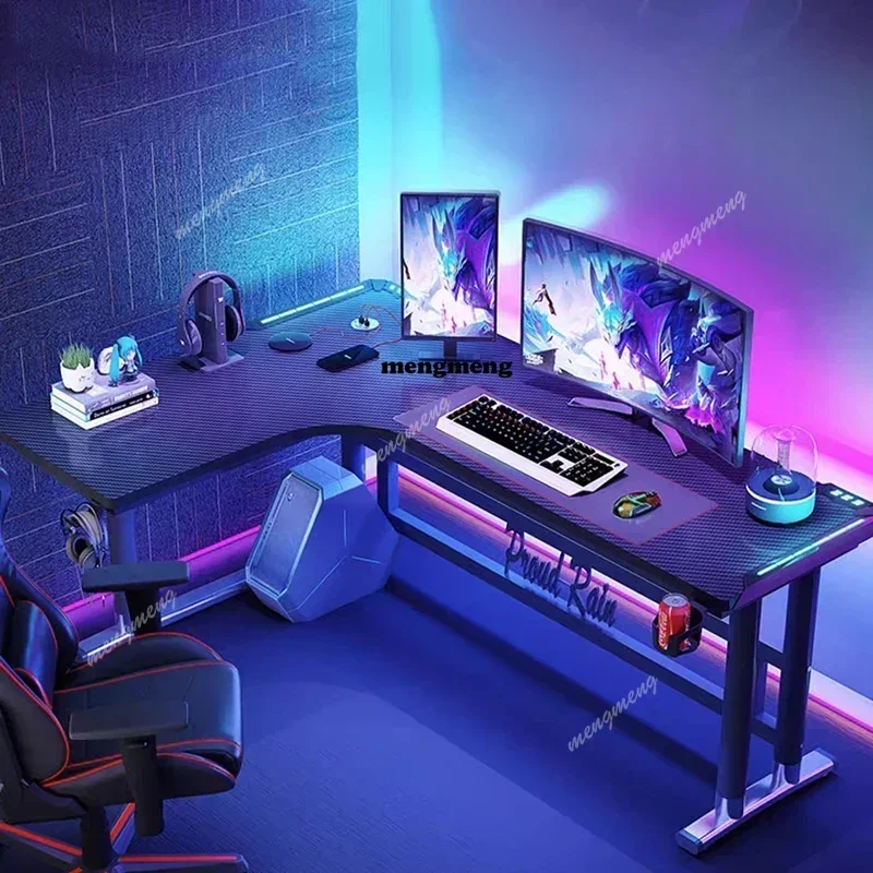 Storage Gaming Computer Desks Mouse Pad Monitor Stand Office Organizers Table Pc Keyboard Mesas De Computador Home Furniture