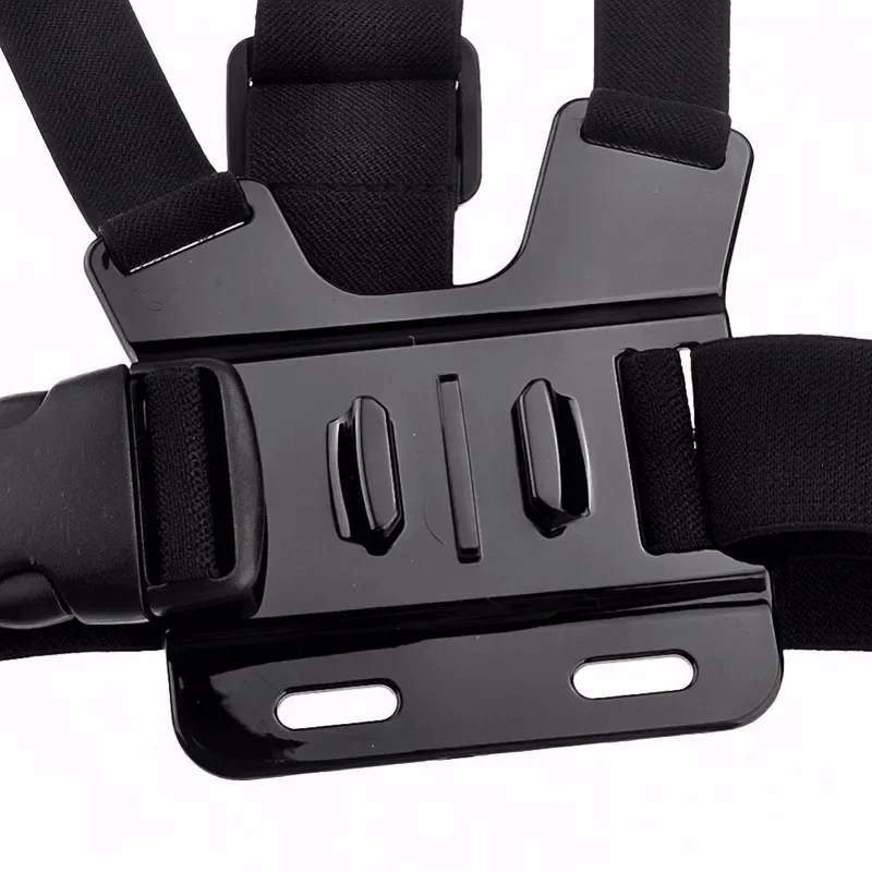Chest Mount Harness & Head Strap for GoPro Hero 13-7 DJI Action 5 Pro 4 Insta360 X5/X4 Action Camera Accessories w/ J-hook Mount view 2