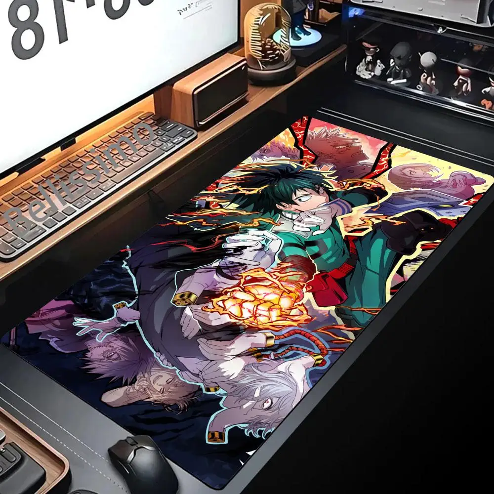 My Hero Academia Mouse Pad Large rubber PC gamer accessories mousepad laptop desk pad XXL non-slip computer keyboard table mats