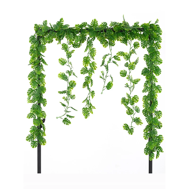 72 mesh grünes Laub Rattan für zu Hause Wandbehang Weihnachts baum Zubehör Hochzeit Hintergrund Wand dekoration künstliche Pflanzen