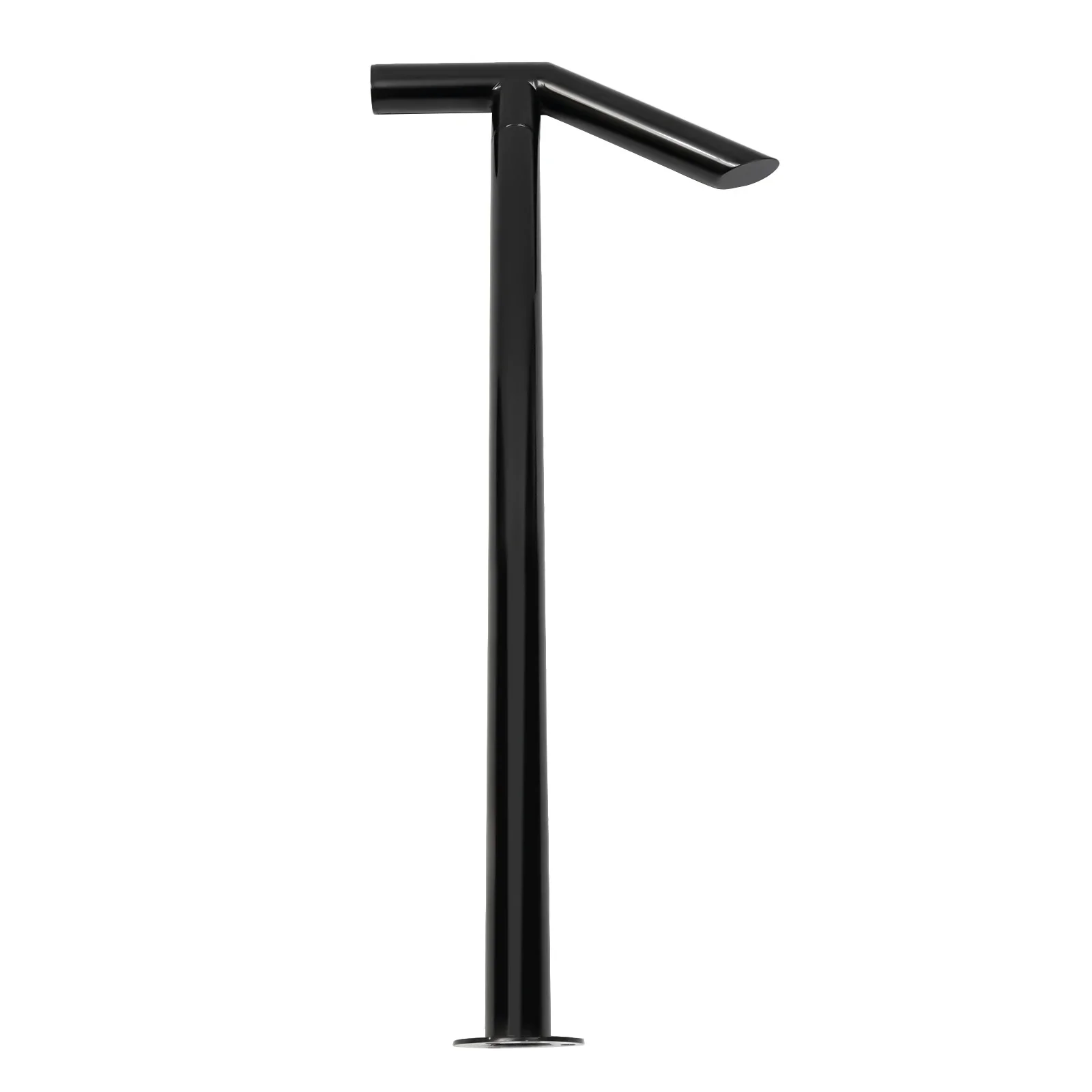 96/102cm Handrail Single Post Stair Railing 220lbs Load-bearing Ladder Type For Stairs 1-2/2-3step