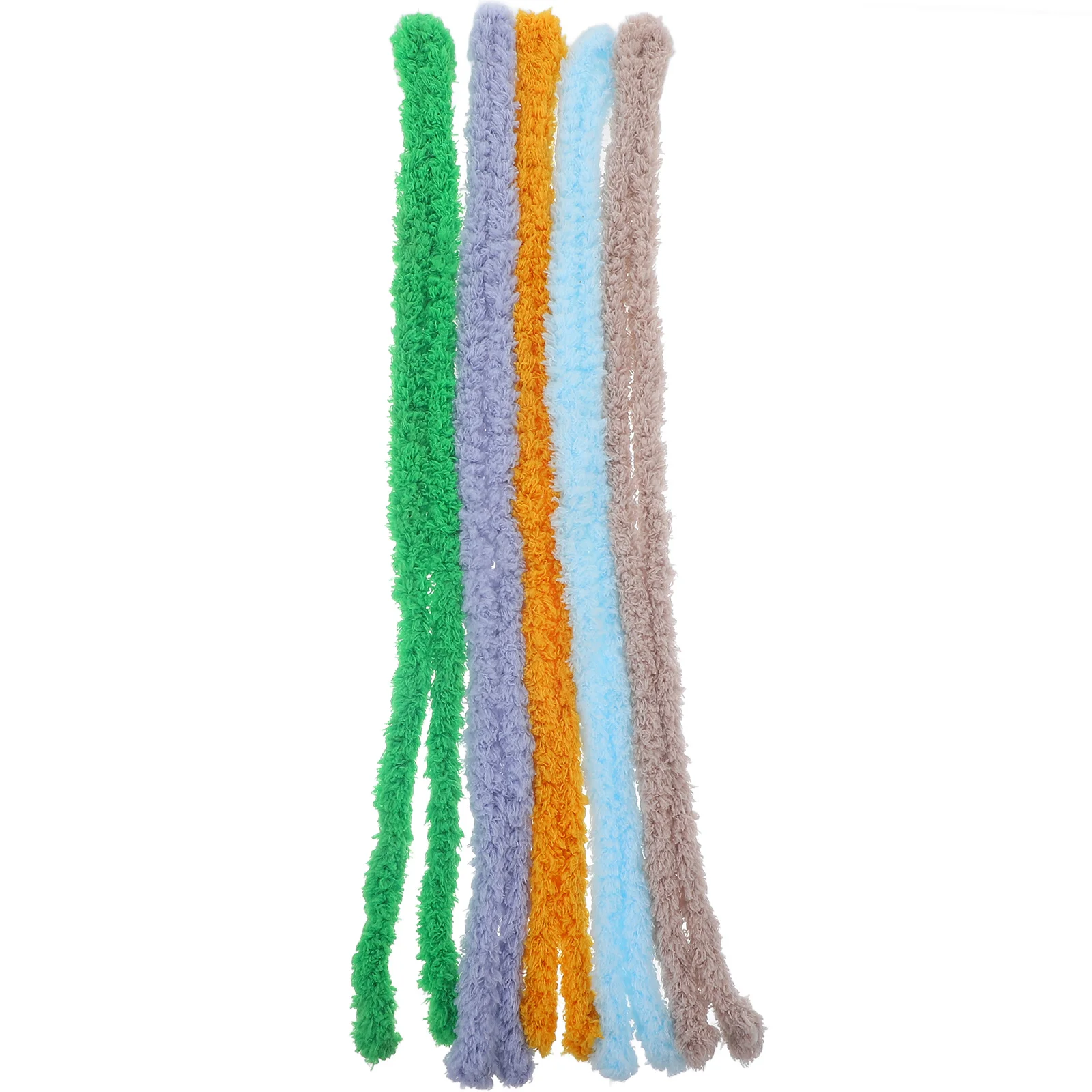 5 pçs hastes de chenille diy artesanato limpadores cor misturada barras dobráveis para crianças artesanato aprendizagem precoce suprimentos criativos