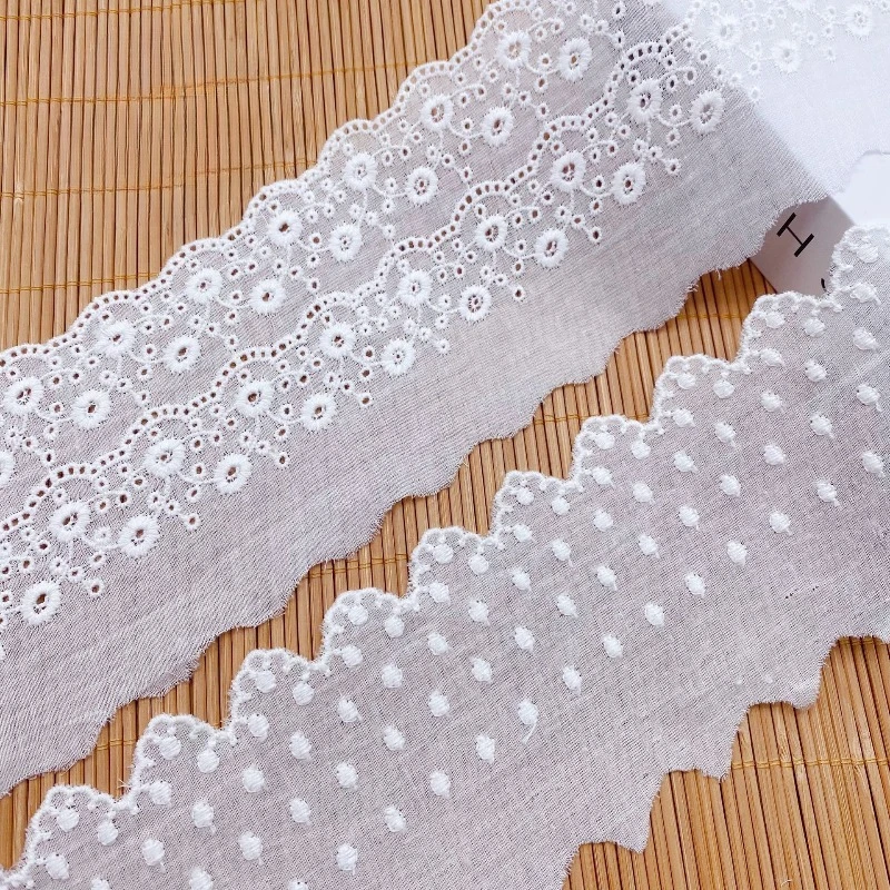 15Yards Lace flower accessories cotton thread children's clothing lace