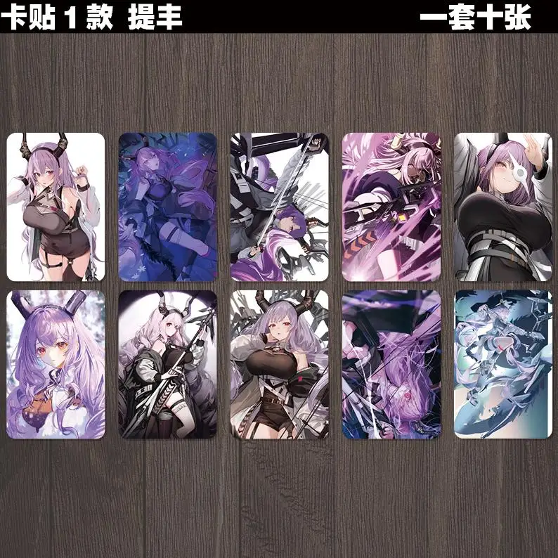 Arknights Viviana Droste Siege Typhon Executor Exusiai Muelsyse Saria Shu Surtr Pinecone Myrtle Mizuki بطاقة حزم بطاقة بريدية للصور