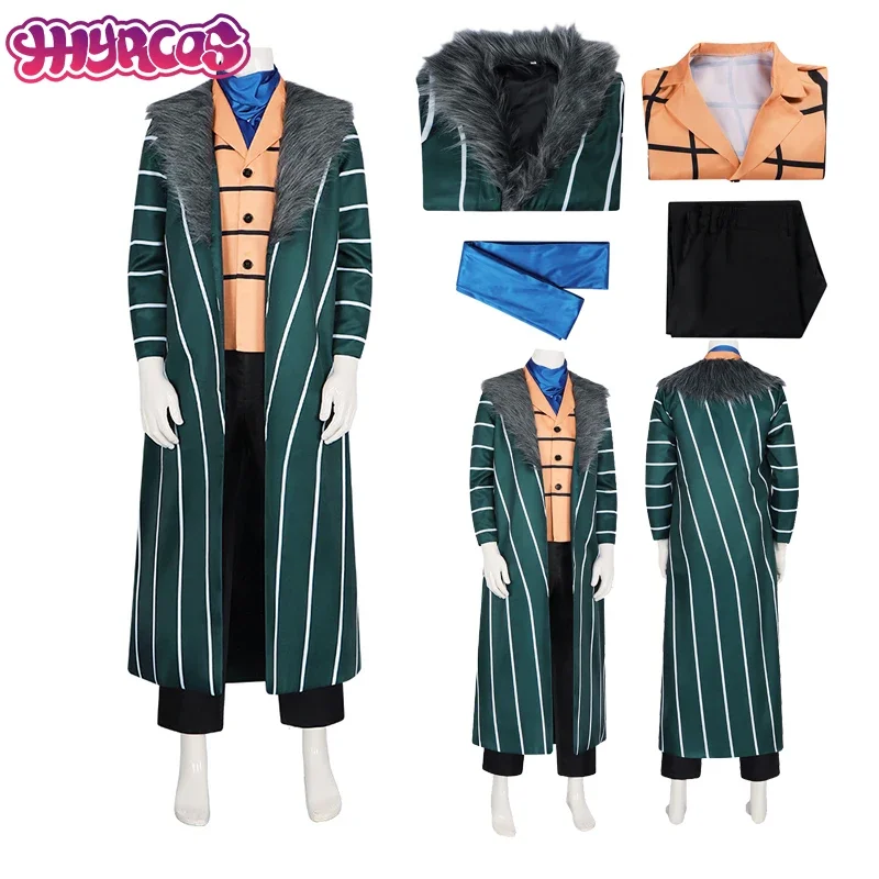 

FC64PCS Anime Sir Crocodile Cosplay Anime Cosplay Crocodile Mr 0 Costume Uniform Cloak Suit Halloween Party Outfit for Men @FC8！