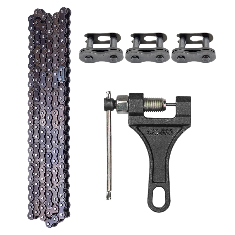 

Motorcycle 420 Standard Roller Chain Motorcycle Chain Removal Tool Set for 110Cc 125Cc Karting Dirt Bike ATV