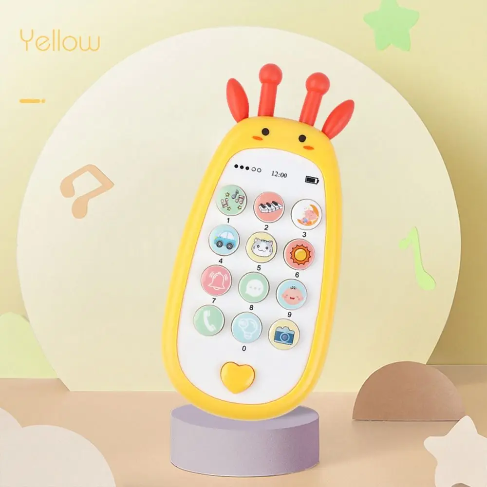 

Creative Music Sound Baby Phone Toy with Teether Deer/Giraffe Style Music Mobile Music Voice Toy Kids
