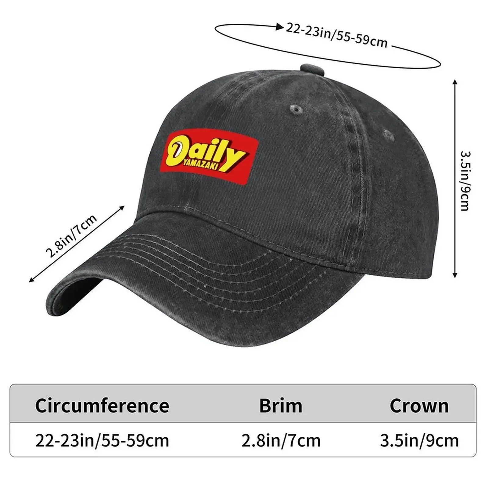 New Daily Yamazaki Convenience Store Japan (Konbini) Baseball Cap Foam Party Hat Hats For Men Golf Hat Luxury Cap Women Caps Men