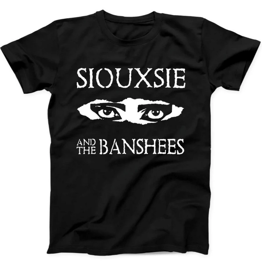 Siouxsie And The Banshees Music Gift Black T Shirt Mens Women's Vintage Breathable Tee Streetwear Oversized Loose Casual