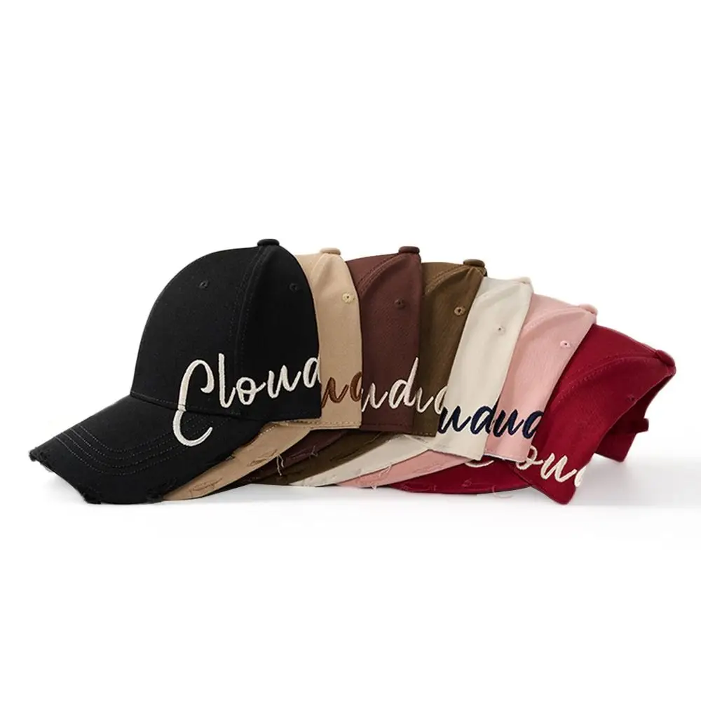 محيط الرأس الكبير قبعات البيسبول الصيف قابل للتعديل خمر قبعات واقية من الشمس إلكتروني التطريز الرياضة في الهواء الطلق أبي تاكر قبعة