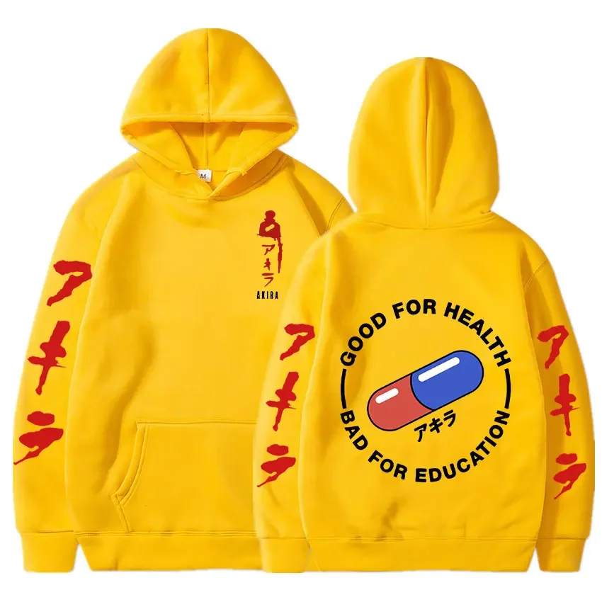 Hoodies Japanese Anime Akira Print Sweatshirts Men Women Unisex Fashion Sweatshirt Oversized Hoodie long Sleeves Pullover Coat view 3