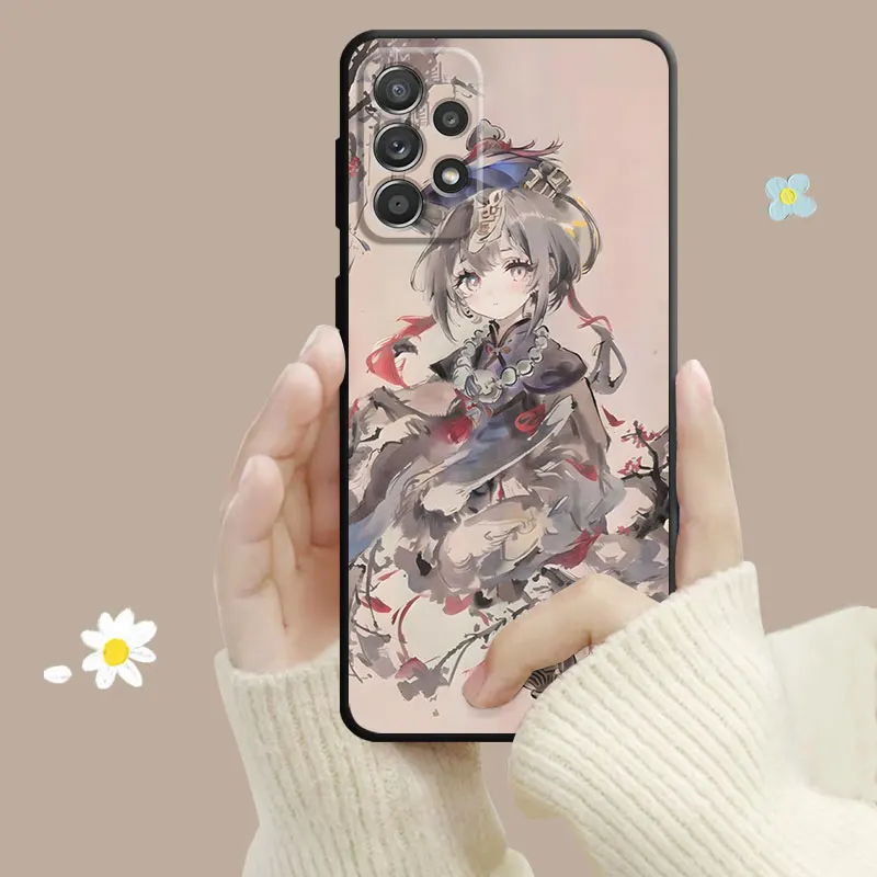 Genshin Impact Game Barbatos Kazuha Case For Samsung Galaxy A52 A12 A34 A54 A73 A53 A71 A51 A31 A33 A22 A21s A13 A32 A72 A23