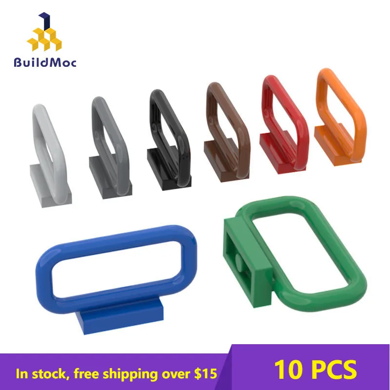 

10PCS MOC Bricks Assembles Particles 6187 1x4x2 railing Building Blocks Parts DIY electric Educational Classic Brands gift Toy