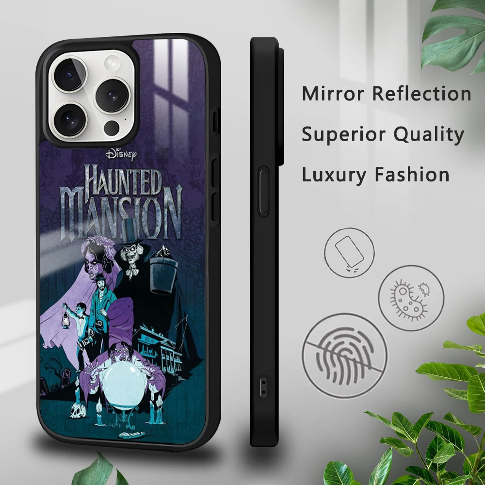 H-Haunted Mansion Movie Phone Case For iPhone 16 15 14 13 12 11 Pro Xs Max Mini Plus Celulares Hard Funda