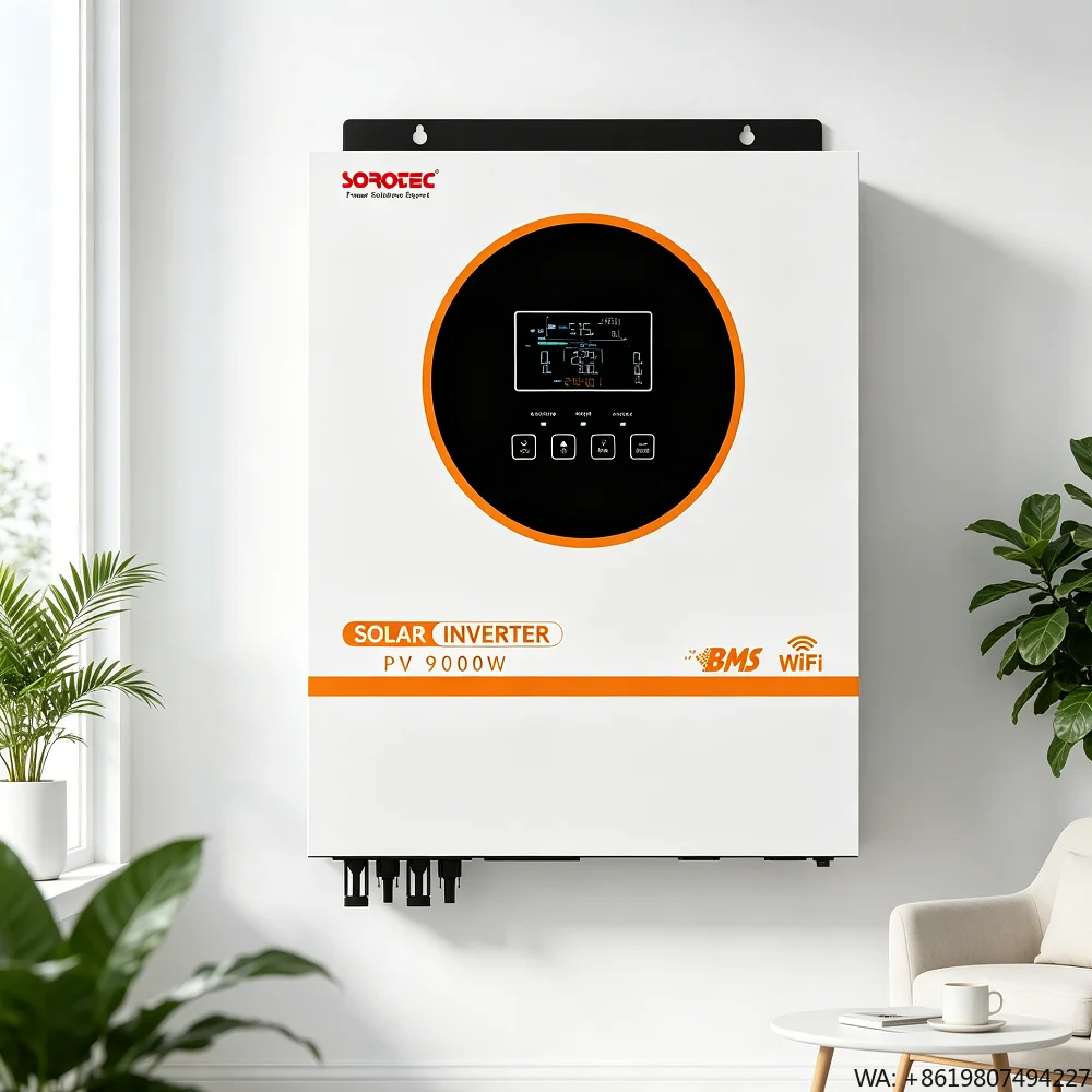 Off-grid Pure Sine Wave Solar Power Hybrid Inverter 24V/48V 3.5/5.5KW  Dc to Ac Converters with MPPT Charge Controller