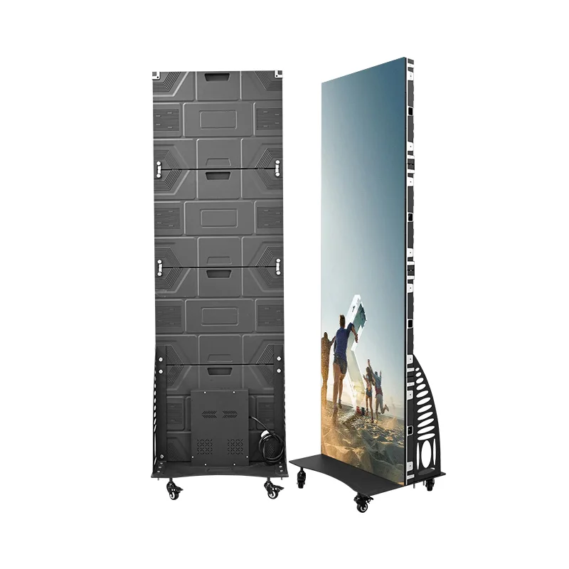 Display LCD pubblicitario per poster commerciale con giunture creative ad alta definizione