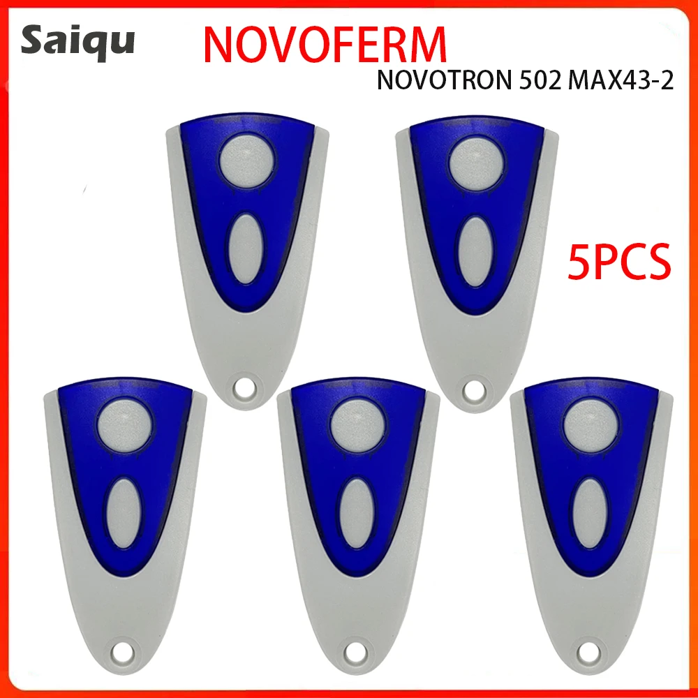 433.92MHz Rolling Code Remote Control 5PCS NOVOFERM Remote  NOVOTRON 502 MAX43-2 504 MAX43-4 NOVOFERM MNHS433-02 MNHS433-04