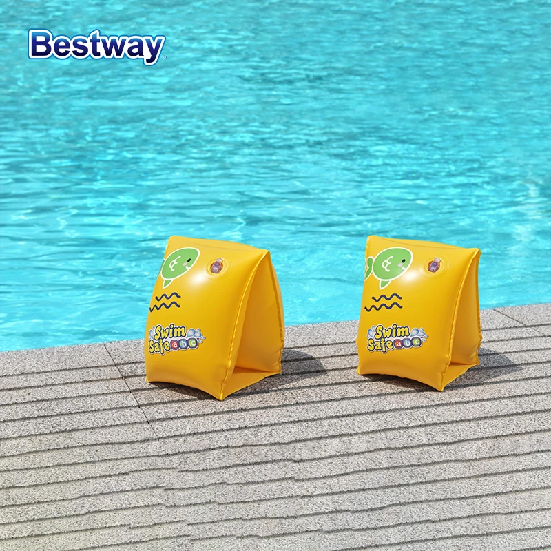 Bestway 32033 1 Pair Of Armbands Float Sleeve Swimming Armband, Swimming Armband Inflatable Ring, Reel Strap, Float Reel Strap Float For Beach, Lake, Swimming Pool, Holiday, Outdoor Goods
