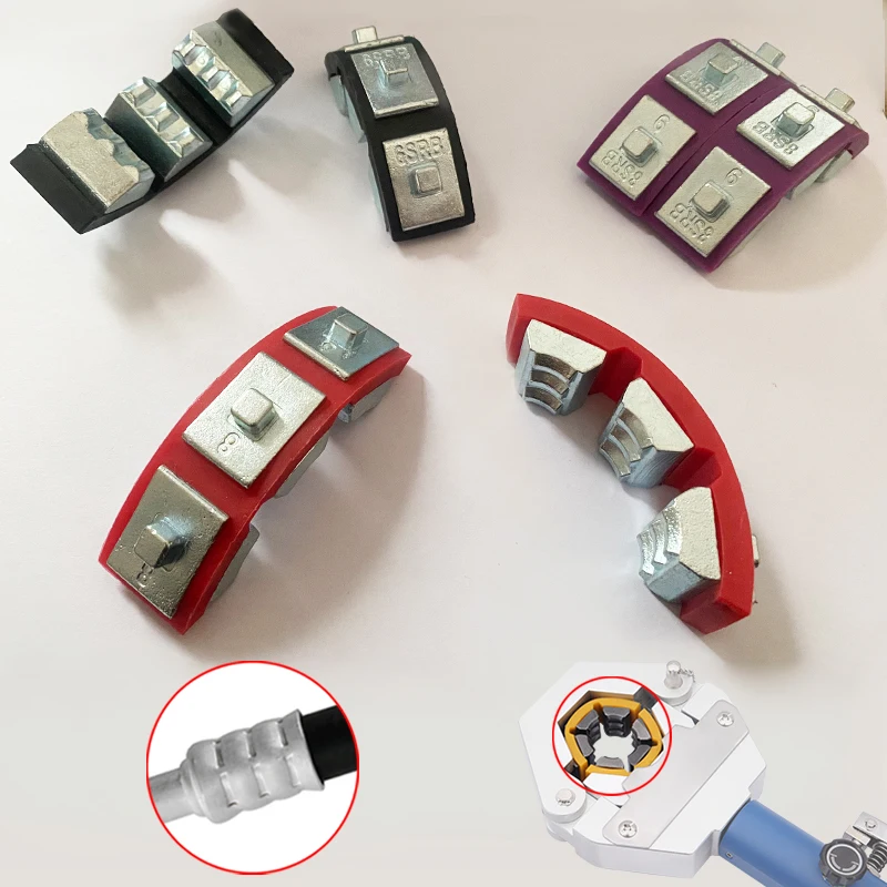 

7 Piece Air Conditioner Hose Crimping Die Set Hydraulic Crimper Die for AC Repair