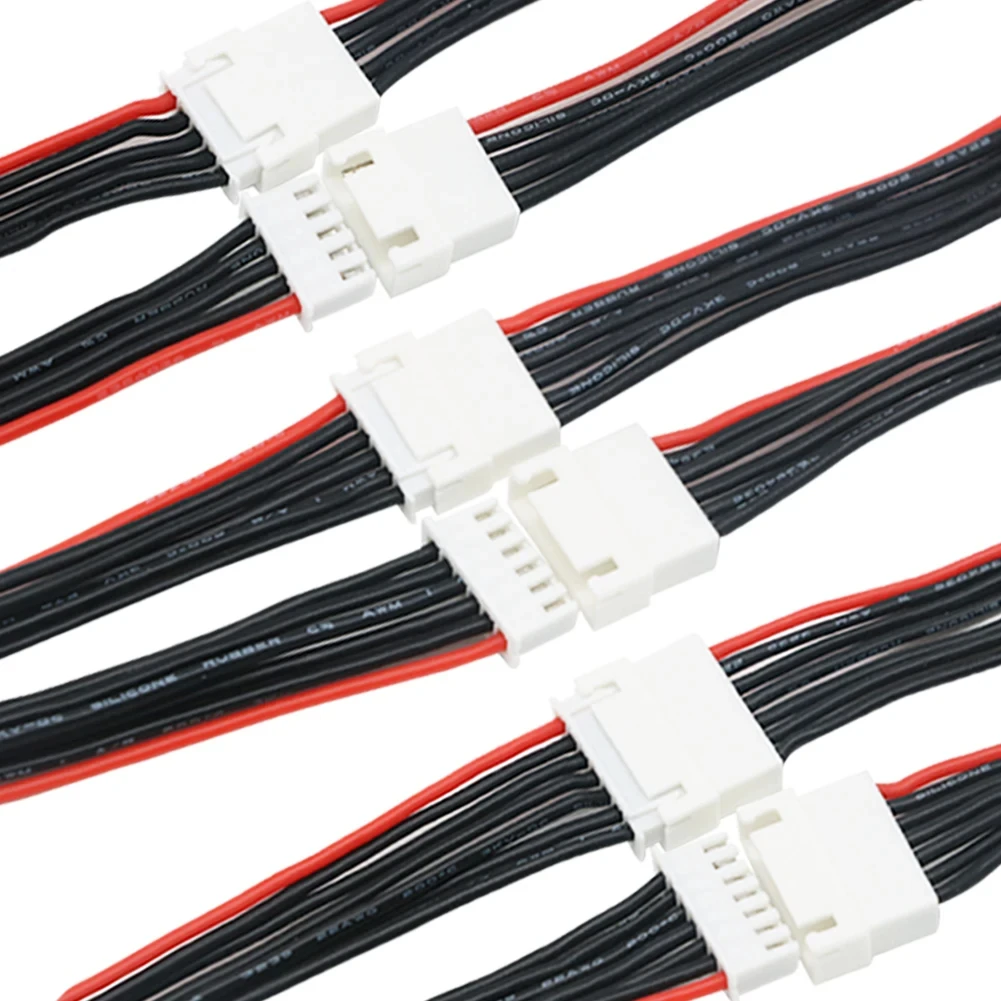 5pcs/lot JST-XH 1S 2S 3S 4S 5S 6S 20cm 22AWG Lipo Balance Wire Extension Charged Cable Lead Cord for RC Lipo Battery Charger