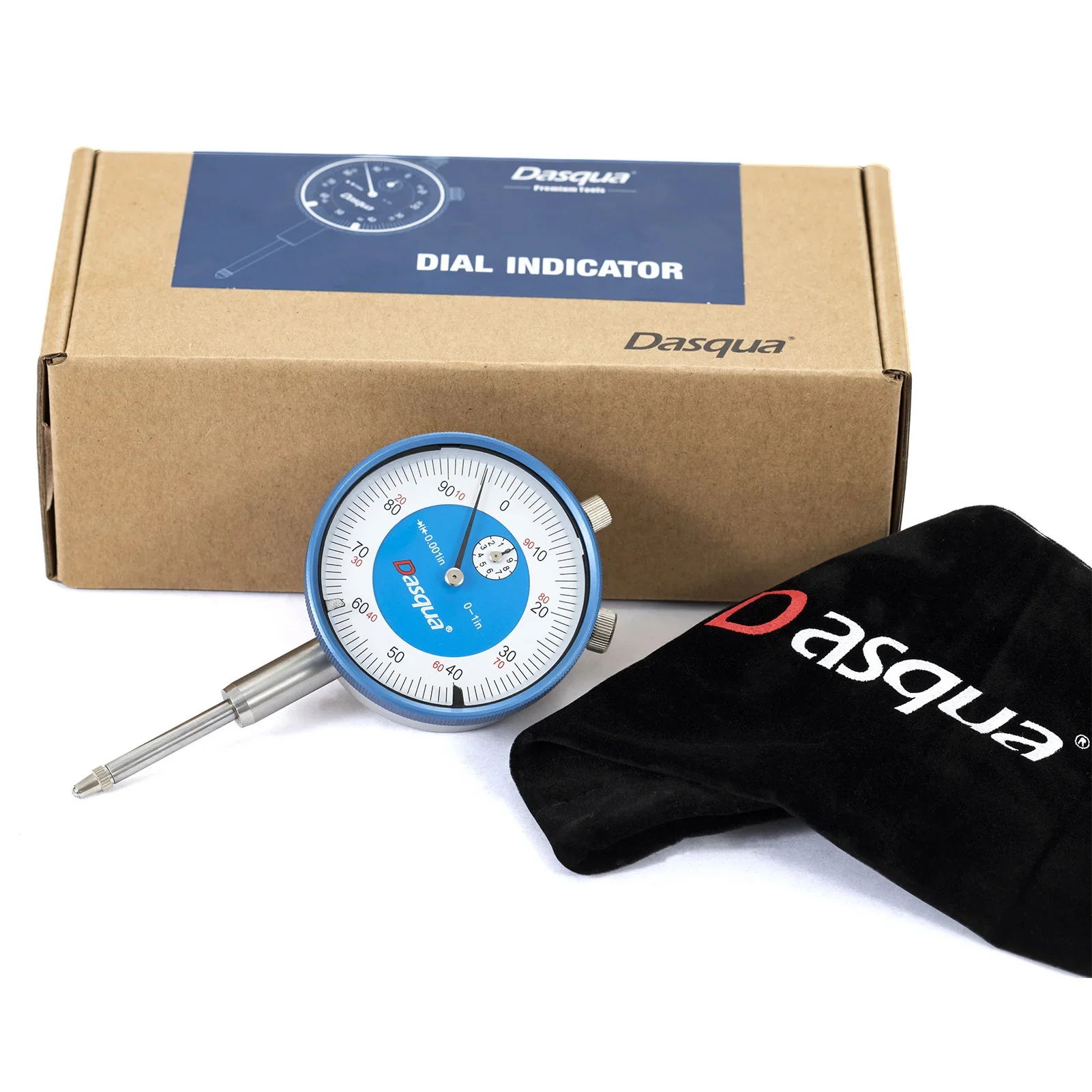 

l For Dasqua 1 Inch Lug Back Hardened Metal Dial Indicator Gauge With High Measuring Accuracy