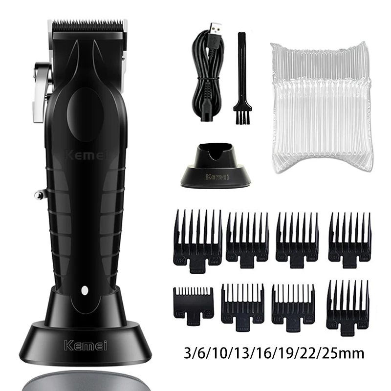 KM-2296 without box Kemei Professional Hair Clipper Kit Men's Electric Shaver