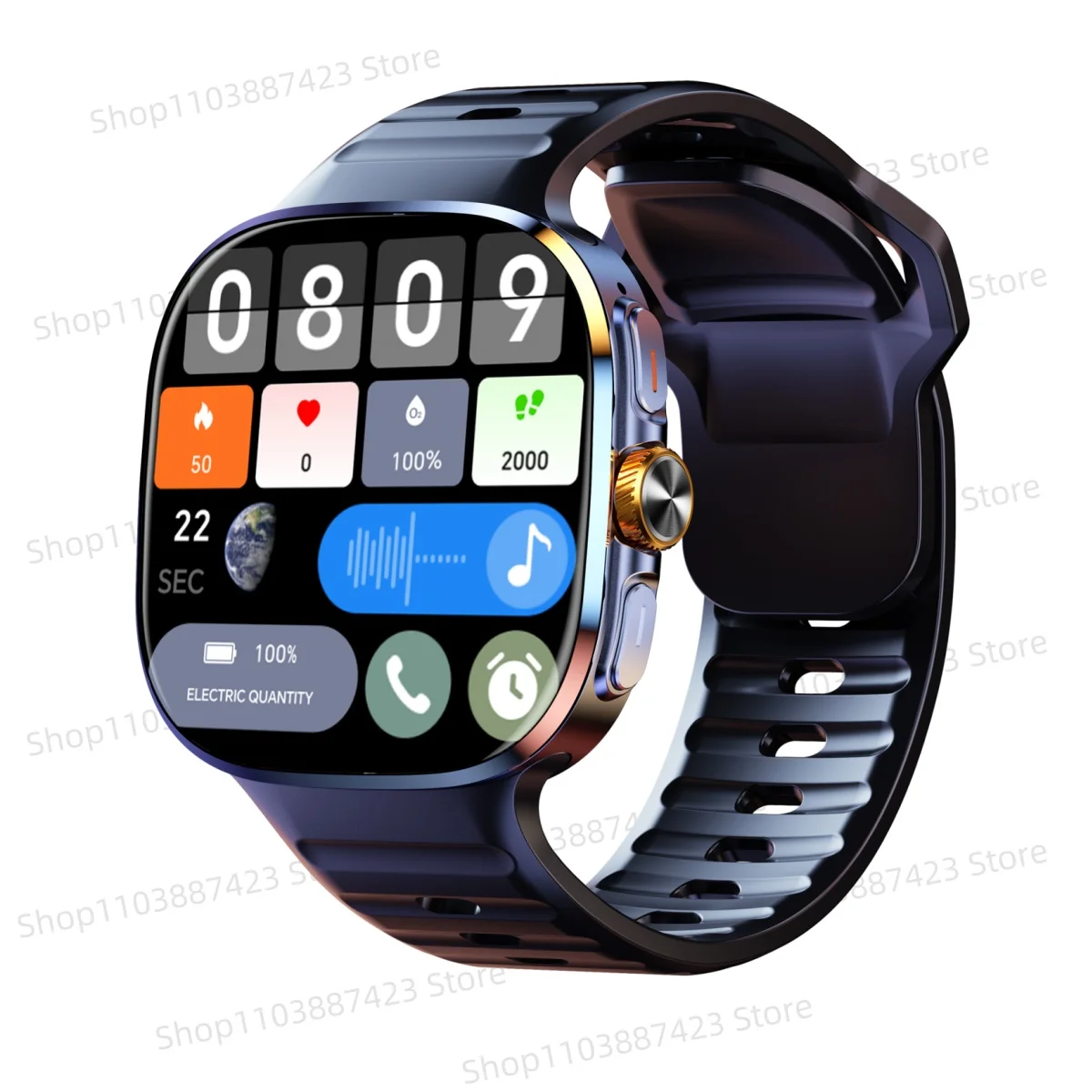 ساعة ذكية جديدة 2026 M99 - شاشة AMOLED مقاس 2.4 بوصة، بطاقة Sim GPS WiFi 190 ° لعبة الكاميرا الدوارة Android 10.0 الإصدار العالمي #3