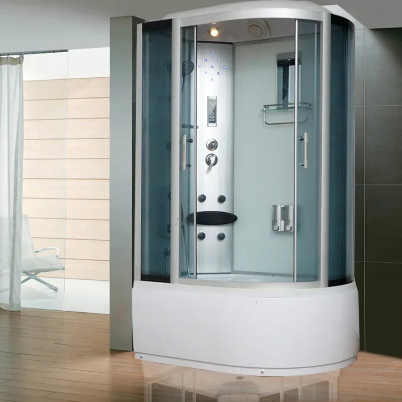 Integral shower room 1.2m bathroom partition toilet glass door integrated bathroom