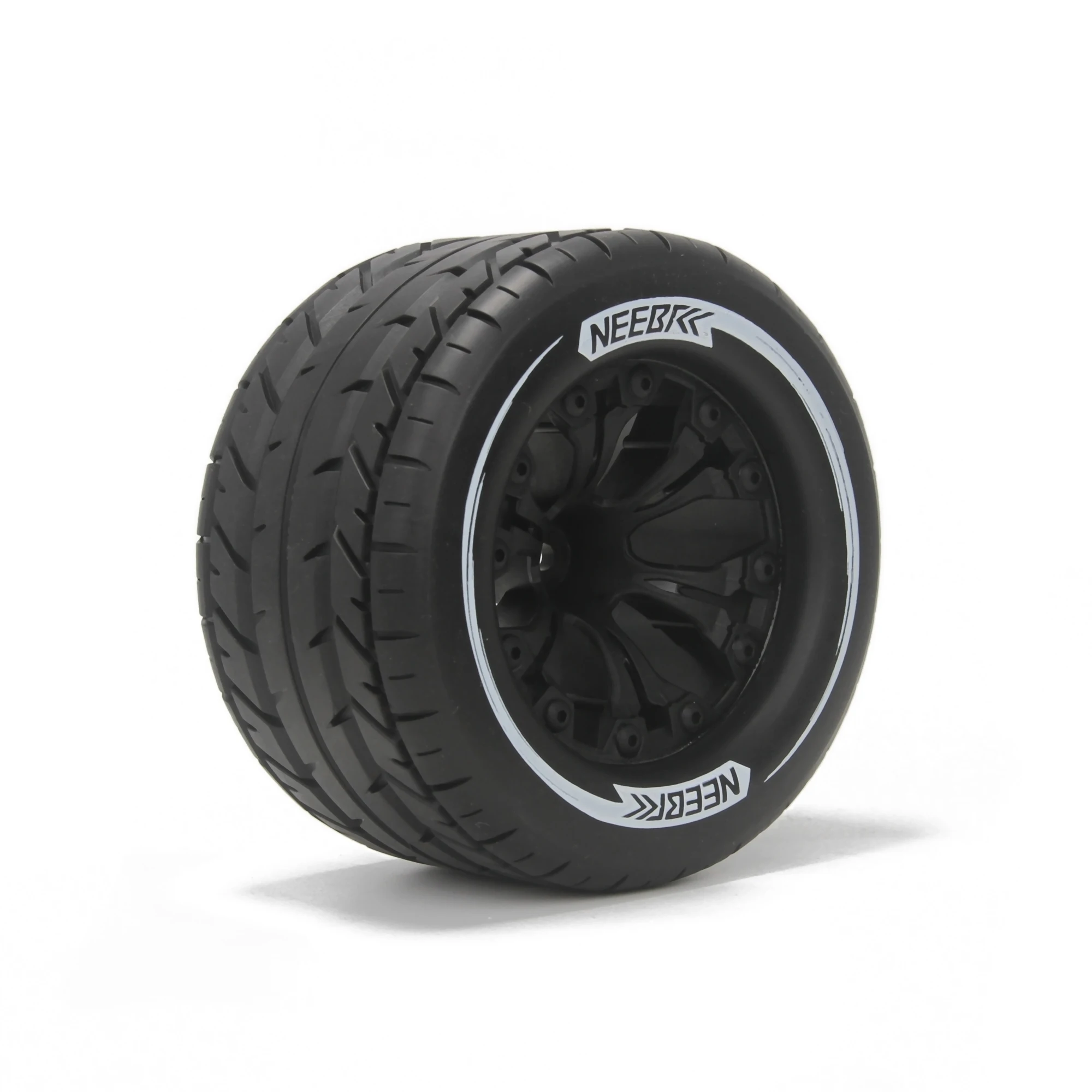 

4pcs 115mm Rubber Tire Wheel Tyre Rim Hub 12mm Hex for 1/10 RC Monster Car Off-road Buggy Truck Redcat HPI Traxxas Savage Xs Toy