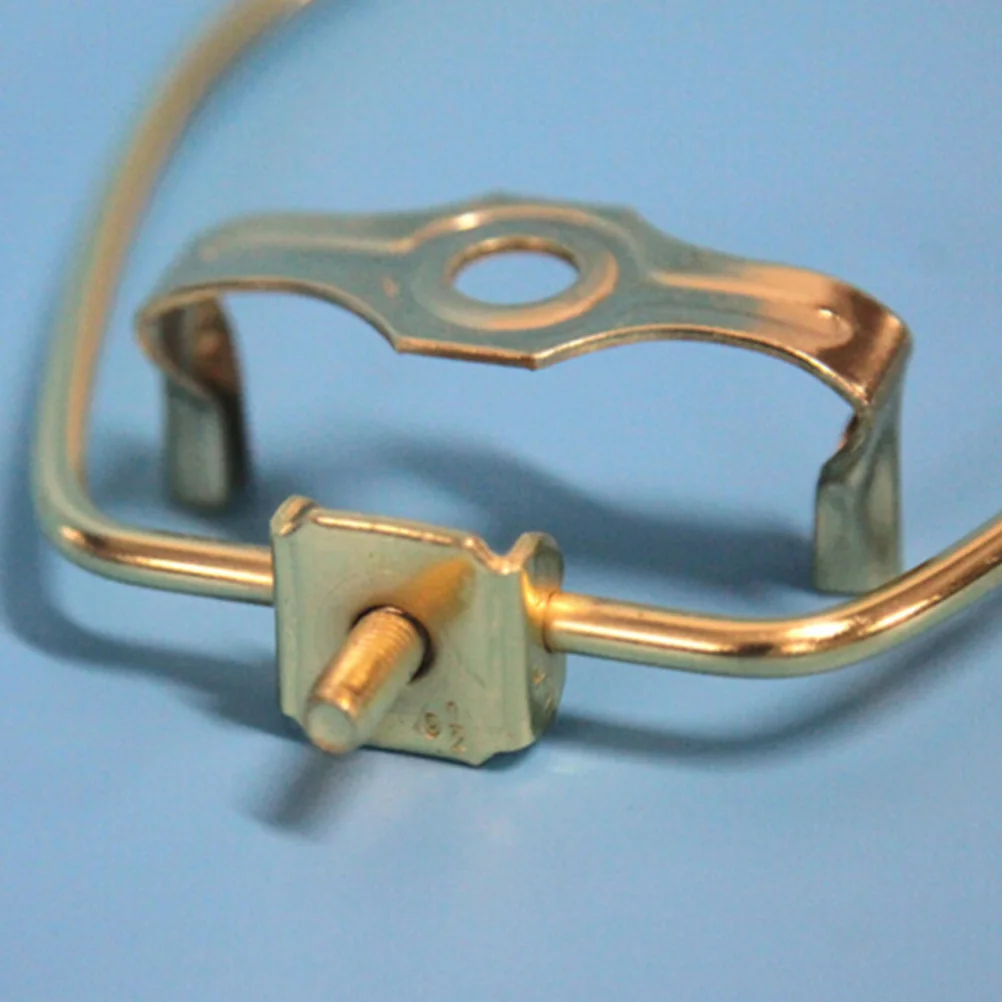 

9 Inch Iron Lamp Bracket Gold Tone Detachable Harp For Table Floor Lamps Heavy Duty Shade Holder Lighting Fixture Support