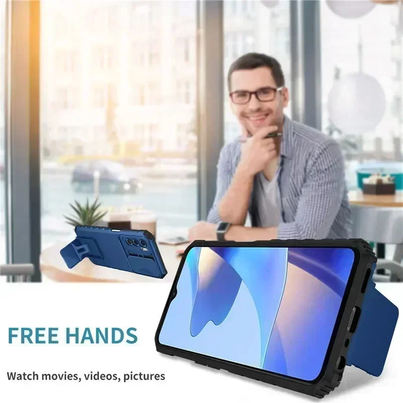 Oppo,a15,a15s,a16,a16s,a16k,a16e,a52,a72,a53,a53s,a54,a55,a36,a76,a95,a96用の頑丈な鎧ホルダー